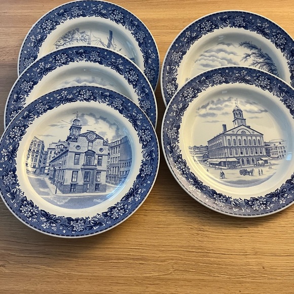 J & Y Crossman Tytherleigh Axminster Devon Made in England (Set of 5)